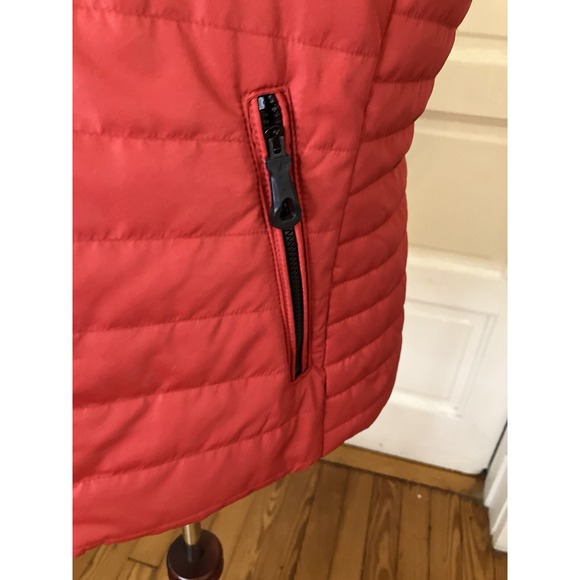 Ralph Lauren Vest  Puffer Size M  Red Black Sleeveless Logo Grannycore - Picture 5 of 9